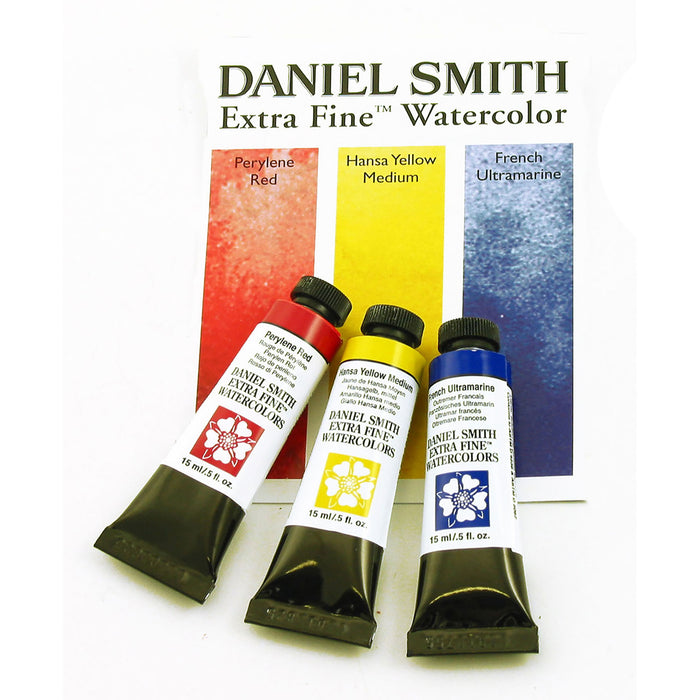 Daniel Smith  - Set Básico Acuarelas Extra Finas Con 3 Tubos De 15Ml