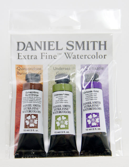 Daniel Smith  - Set de Acuarela Extra Fina Con 3 Tubos De 15Mml