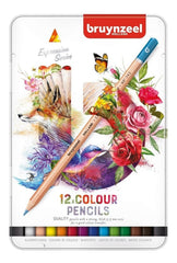 12 Colores Y Caja Metálica 3.3Mm Bruynzeel Royal Talens