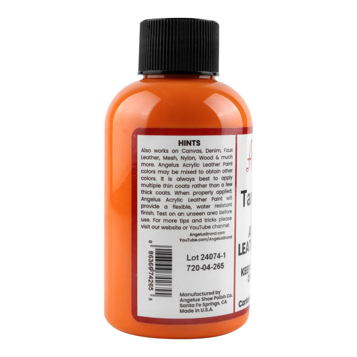 Pintura Para Cuero 118Ml Tangerine Angelus