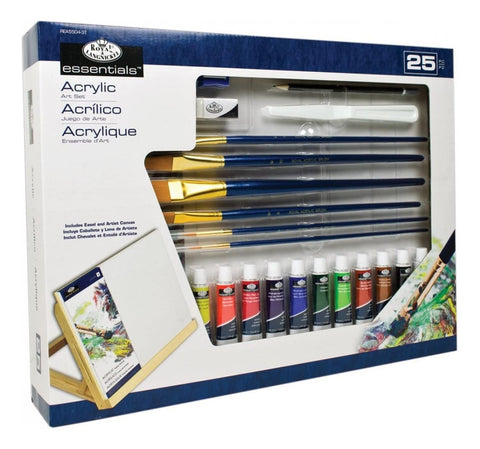 Set De Acrilico 12 Pinturas Con Caballete Royal & Langnickel