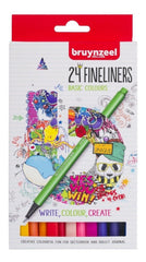 24 Rotuladores Punta Fina 0.4Mm Royal Talens