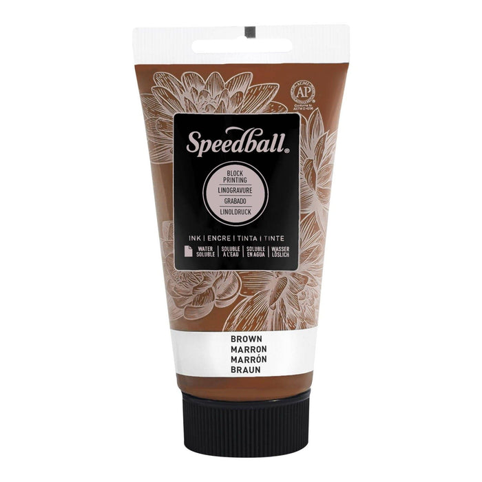 Speedball - Tinta Para Serigrafia Soluble En Agua Cafe 75Ml