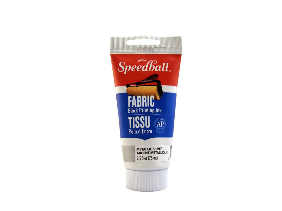 Speedball - Tinta De Grabado Para Textil Metallic Silver 75Ml