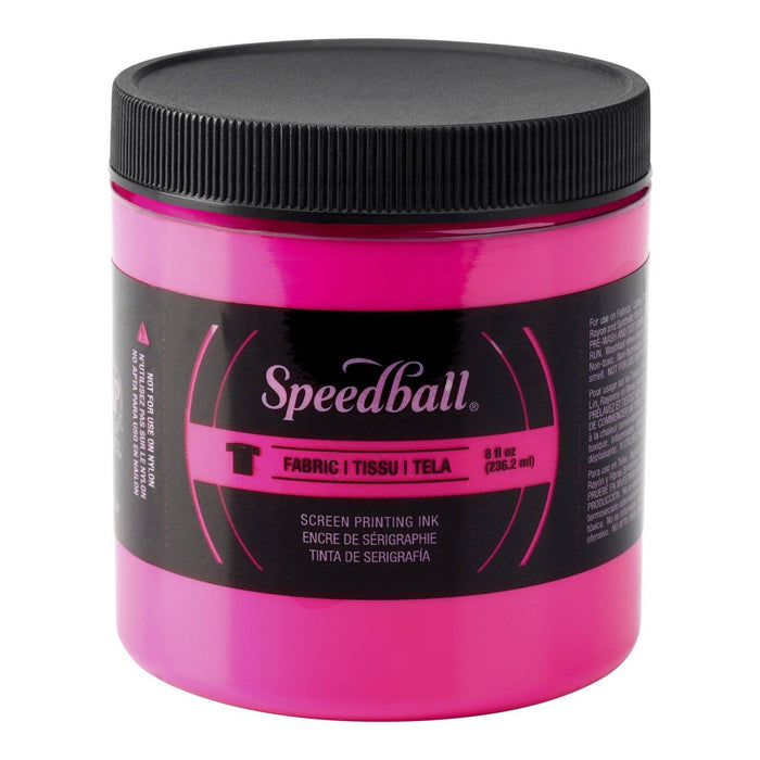 Speedball - Tinta Para Serigrafía Fluorescente Magenta 236.2 Ml