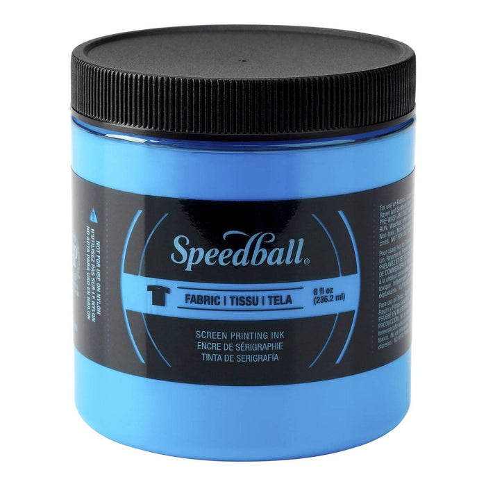 Speedball - Tinta Para Serigrafía Fluorescente Blue 236.2 Ml