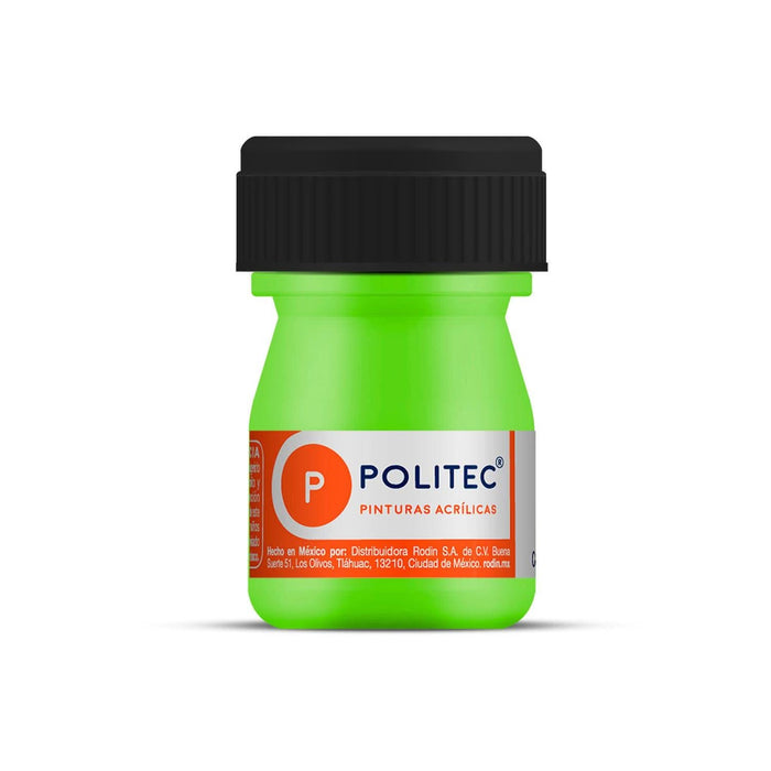 Pintura Acrílica Fluorescente L-800 20 Ml Politec