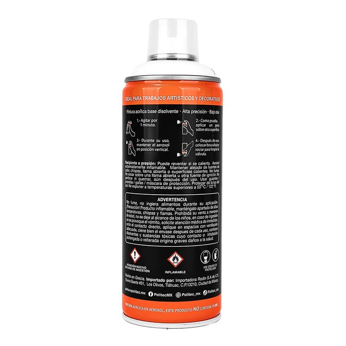 Politec - Pintura Acrílica En Aerosol Línea-300