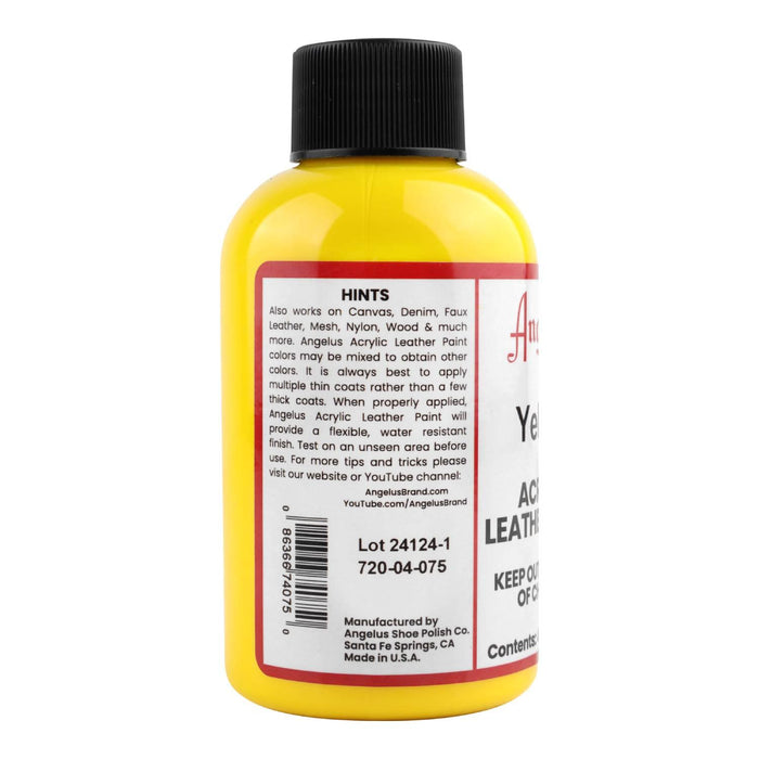 Pintura Para Cuero 118Ml Yellow Angelus