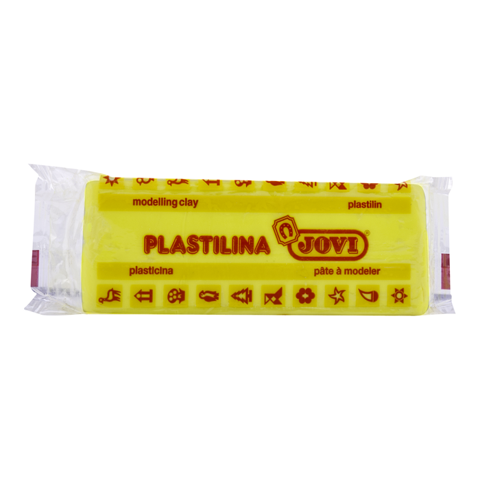 Jovi - Plastilina Para Moldear Color Amarillo 17 Pzs