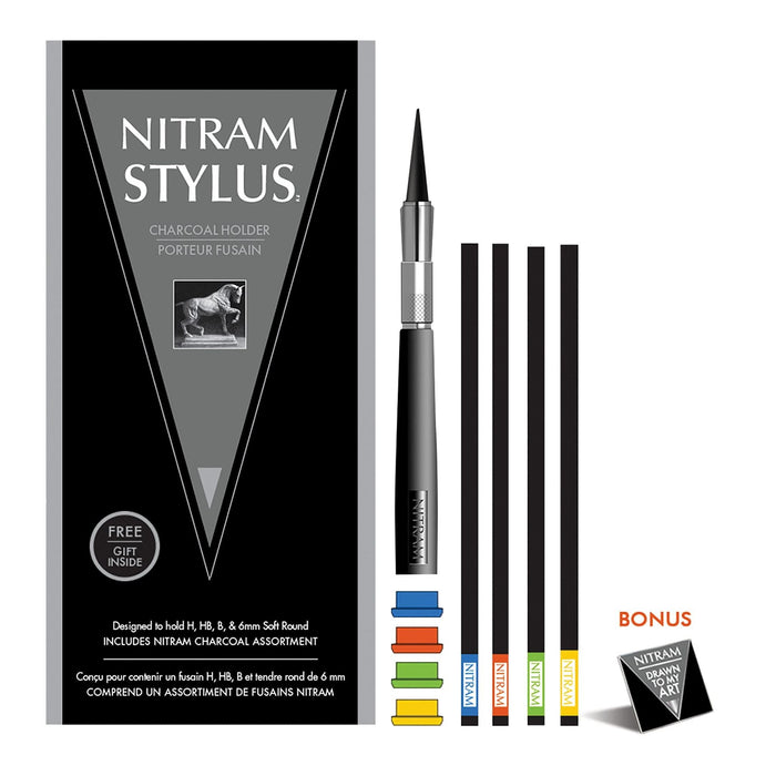 Nitram - Kit de Barras de Carbon y Soporte Stylus