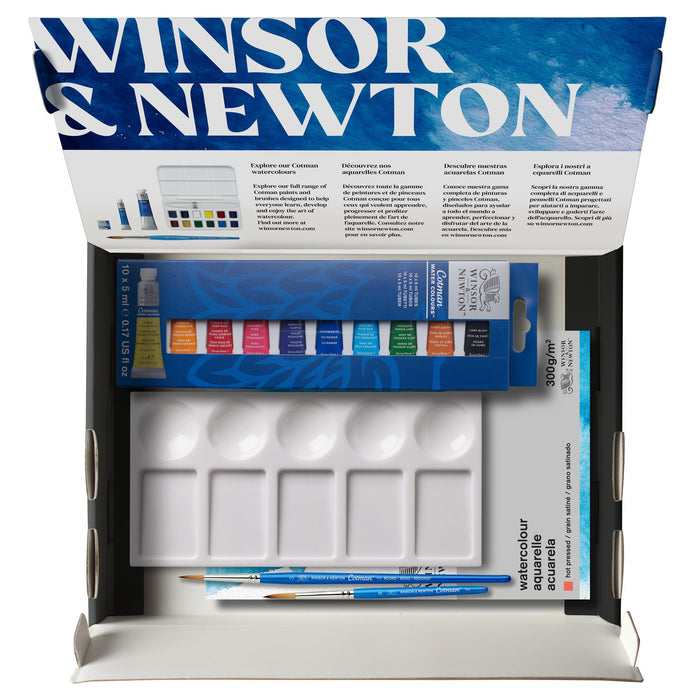 Set De Madera Essentials 10 PZ Acuarela Cotman Winsor & Newton