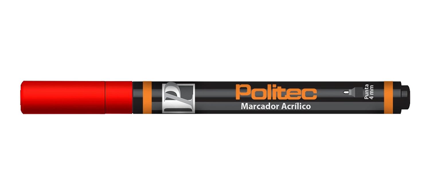Marcador Acrilico Serie 300 2Mm Politec