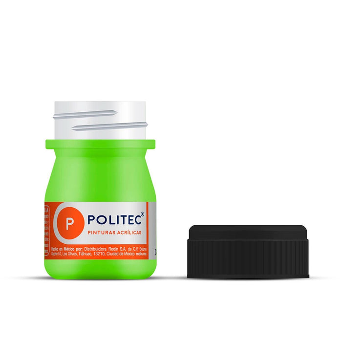 Pintura Acrílica Fluorescente L-800 20 Ml Politec