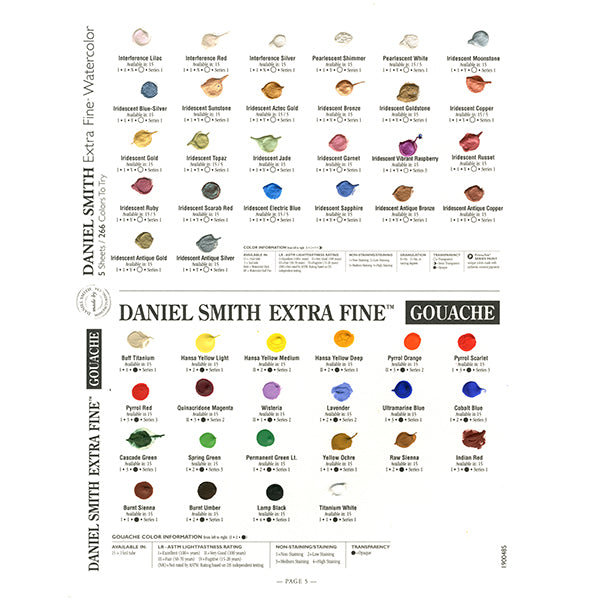 Daniel Smith- Pintura Gouache Extra Fina 15 Ml Serie 1