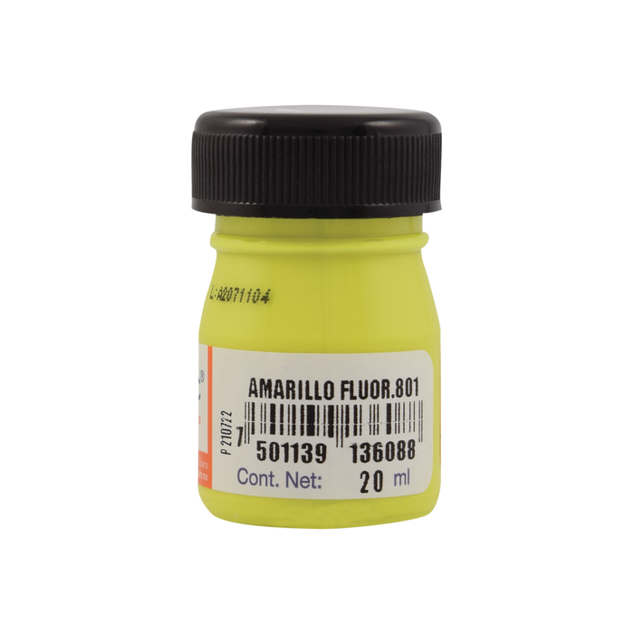 Pintura Acrílica Fluorescente L-800 20 Ml Politec