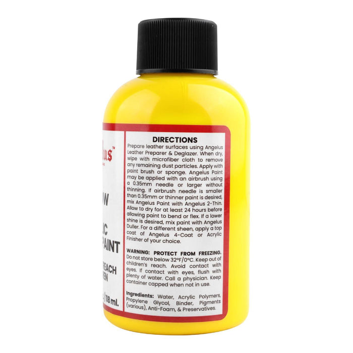 Pintura Para Cuero 118Ml Yellow Angelus