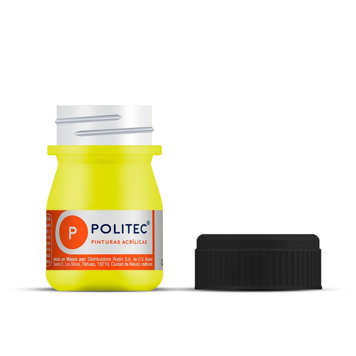 Pintura Acrílica Fluorescente L-800 20 Ml Politec