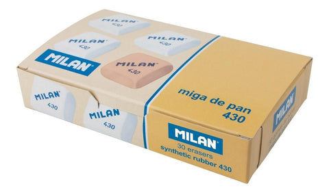 Caja 30 Piezas Goma De Migajón De Colores #430 Milán