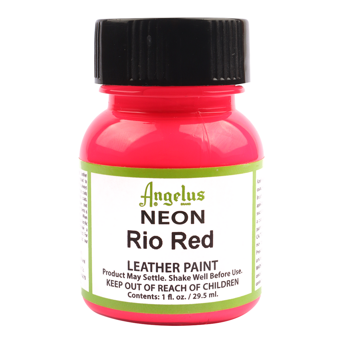 Pintura Cuero Neon Rio Red 29.5Ml Angelus — DISTRIBUIDORA RODIN S.A. DE C.V