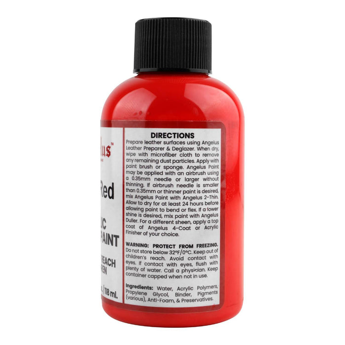 Pintura Para Cuero 118Ml Chili Red Angelus