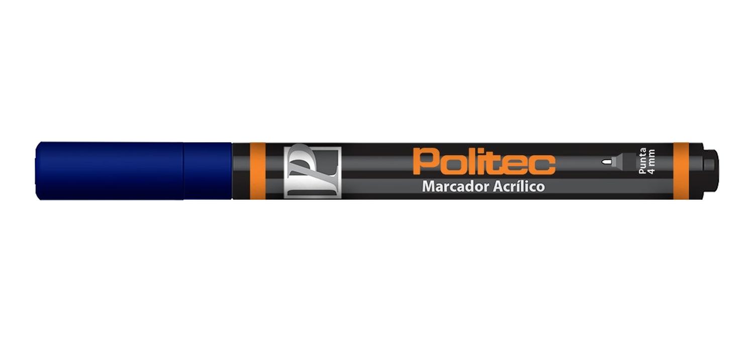 Marcador Acrilico Serie 300 2Mm Politec