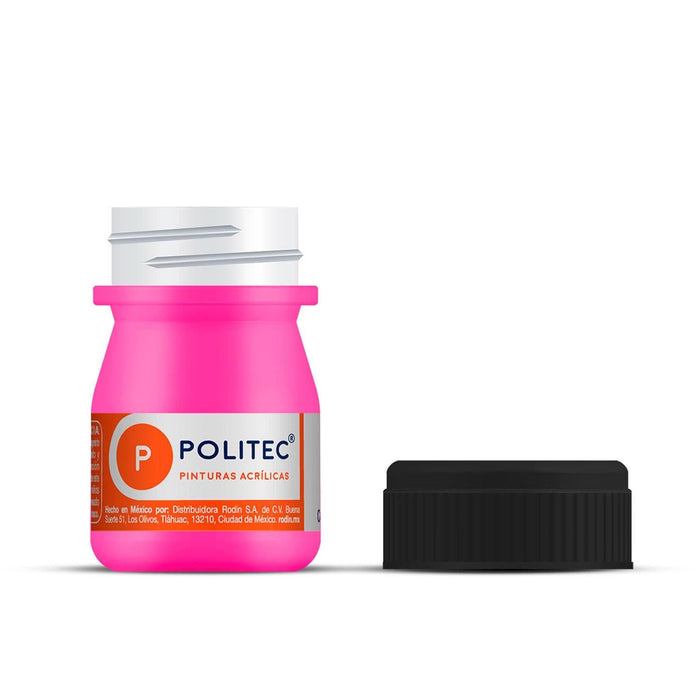 Pintura Acrílica Fluorescente L-800 20 Ml Politec