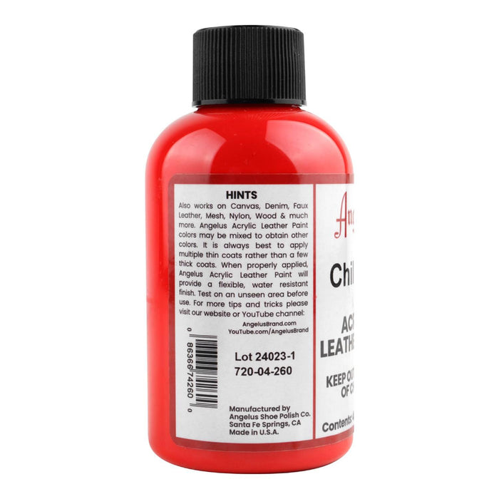 Pintura Para Cuero 118Ml Chili Red Angelus