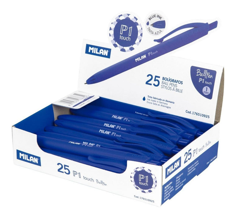 Caja Con 25 Bolígrafos P1 Touch 1Mm Milán