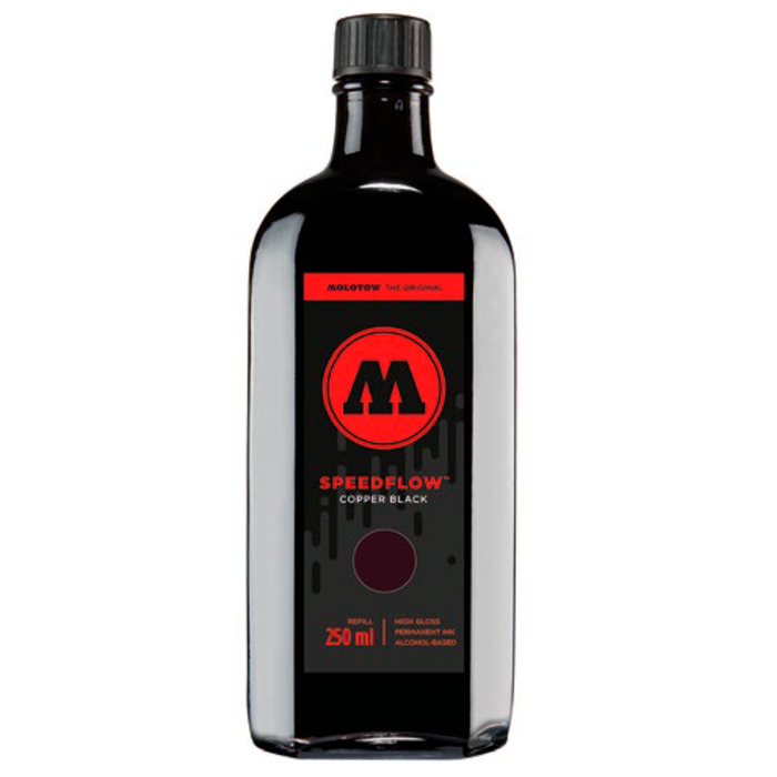 REFILL SPEEDFLOW TINTA PERMANENTE NEGRA  250ML