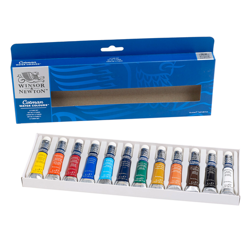 ESTUCHE DE ACUARELA COTMAN CON 12 TUBOS DE 8 ML