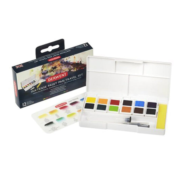 Estuche de bolsillo con 12 pastillas inktense  # 2302636 Derwent