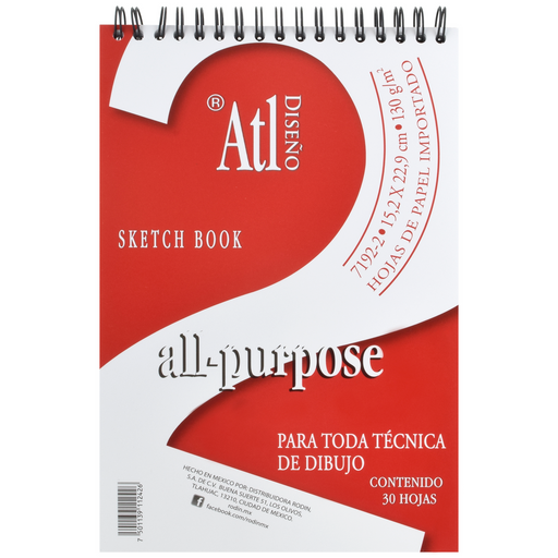 ATL - BLOCK ALL PURPOSE 2 PARA TÉCNICA DIBUJO