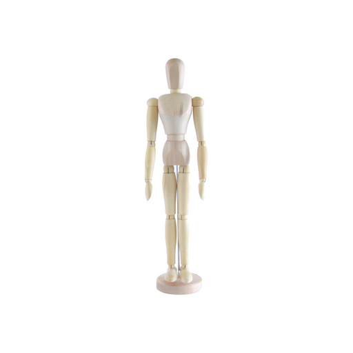 ATL - Maniquí de madera articulado masculino 40.5 cm