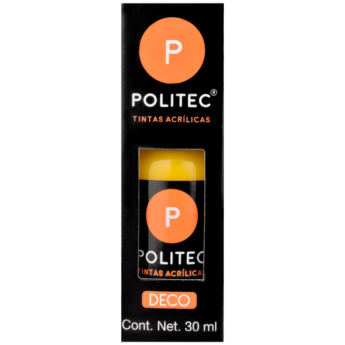 POLITEC - TINTA ACRILICA CON GOTERO 30 ML