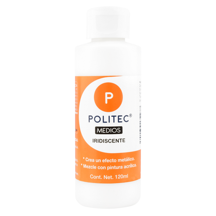 POLITEC - MEDIO IRIDISCENTE PARA ACRILICOS 120 ml POLITEC