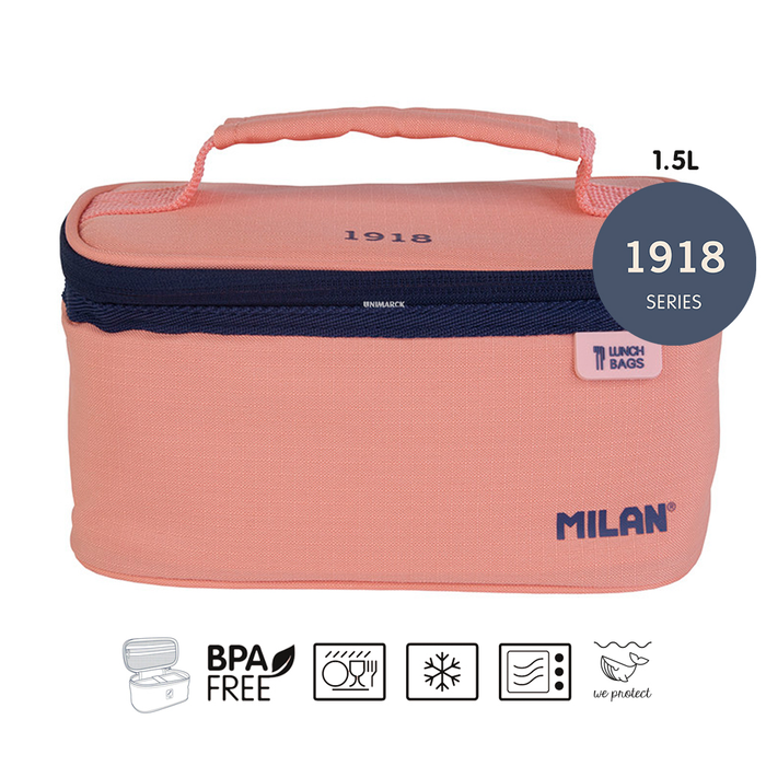 Milan - Lonchera / Bolsa Isotermica Porta Alimentos Con 1 Recipiente Serie 1918