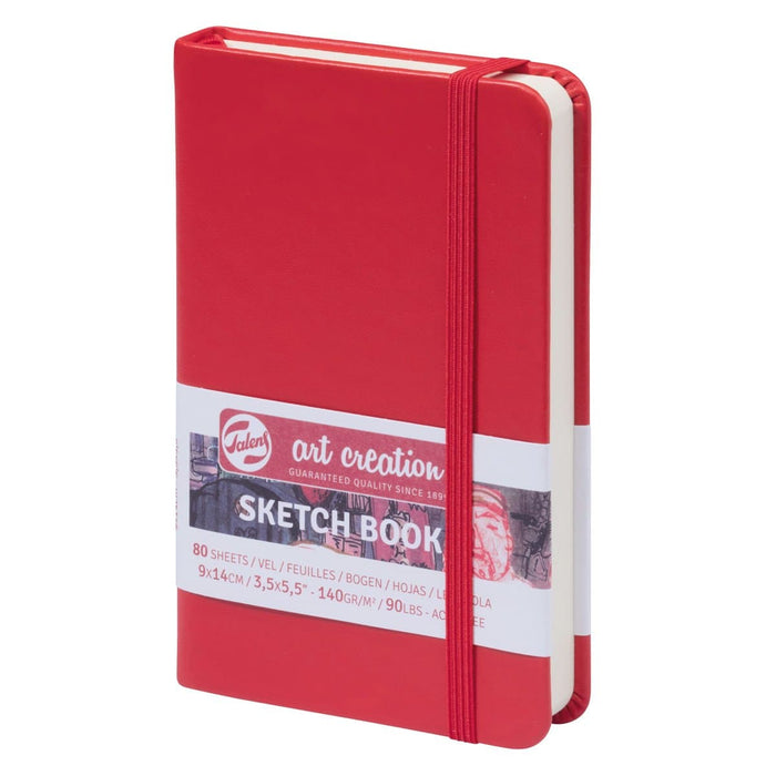 SKETCHBOOK ROJO 80 HJS 140GR 13x21CM #9314202M