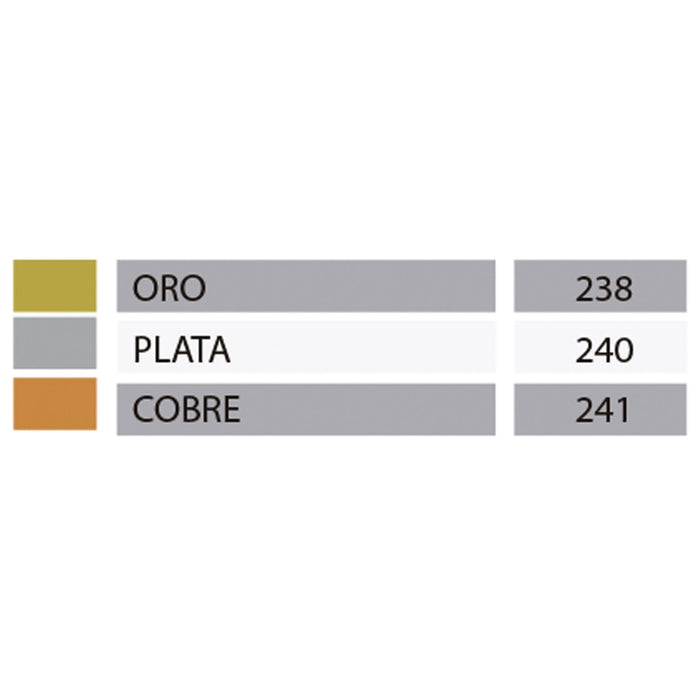 Atl - Paleta de colores Óleo metálico 40 ml