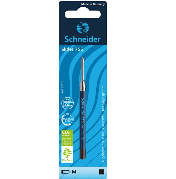 Schneider -1 Repuesto Slider 755 Xb Negro