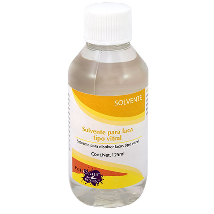 Solvente para laca vitral